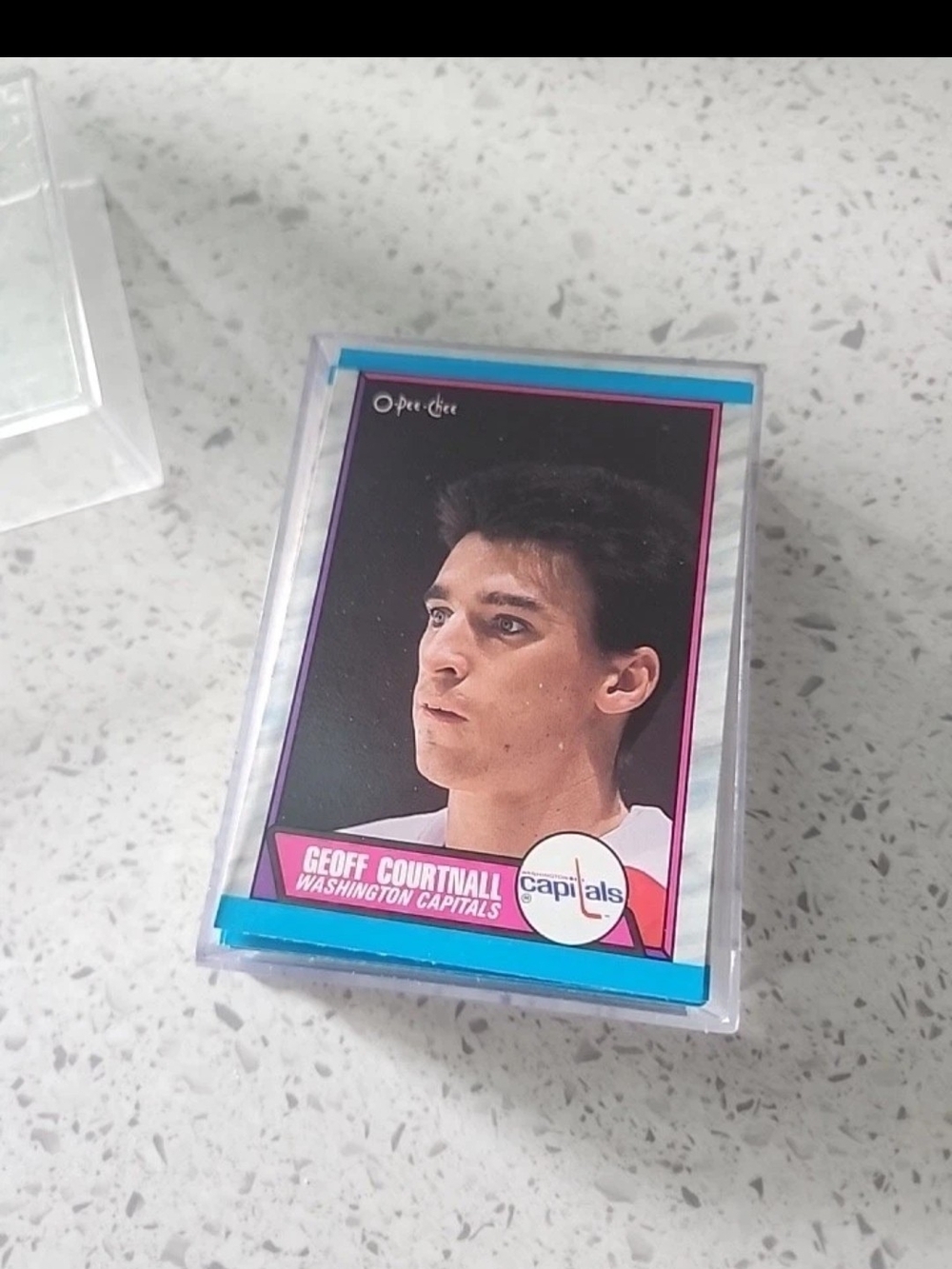 Bulk Lot of 45 Geoff Courtnall 1989-90 O-Pee-Chee Rookie Card #111 Hoard Grading